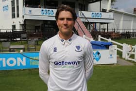 James Coles is delighted to sign a Sussex contract / Picture: Sussex Cricket