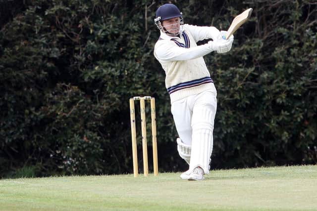 Newick at the crease / Picture: Ron Hill