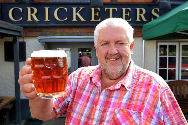 Craig Vit, Landlord of the Cricketers Arms, Wisborough Green. Pic S Robards SR2105121 SUS-211205-124850001
