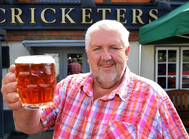 Craig Vit, Landlord of the Cricketers Arms, Wisborough Green. Pic S Robards SR2105121 SUS-211205-124850001
