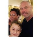 Susan Liddle, her husband Simon and their young son Ben