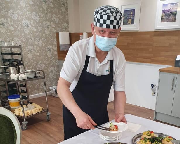 To celebrate National Vegetarian Week, staff and residents at Barchester’s Wykeham House care home were treated to an interactive virtual cookery demo courtesy of chef, Alex Connell, from Vegetarian for Life. Pictures courtesy of Barchester Healthcare Ltd