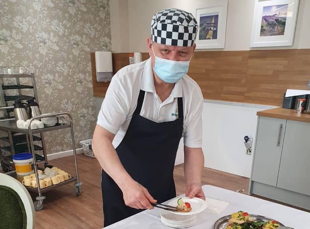 To celebrate National Vegetarian Week, staff and residents at Barchester’s Wykeham House care home were treated to an interactive virtual cookery demo courtesy of chef, Alex Connell, from Vegetarian for Life. Pictures courtesy of Barchester Healthcare Ltd