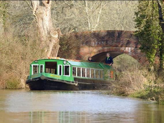 The Wey & Arun Canal at Loxwood.......Picture by louise Adams C130277-9 Mid Loxwood Canal
