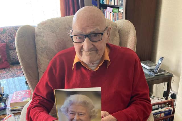 William Earl was pleased to receive a card from The Queen for his 106th birthday