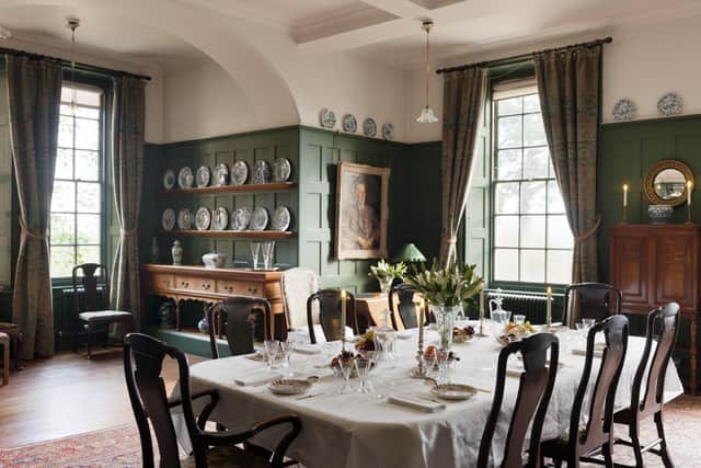 The Dining Room at Standen. National Trust