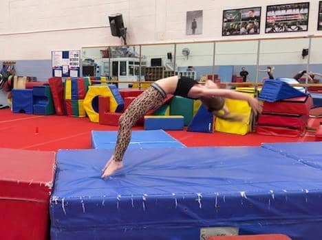 Hawth Gymnastics have returned to their premises after many months of trying to conduct sessions over Zoom. Picture courtesy of Run Communications