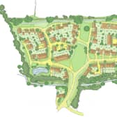 The draft plans for the site in Hambrook