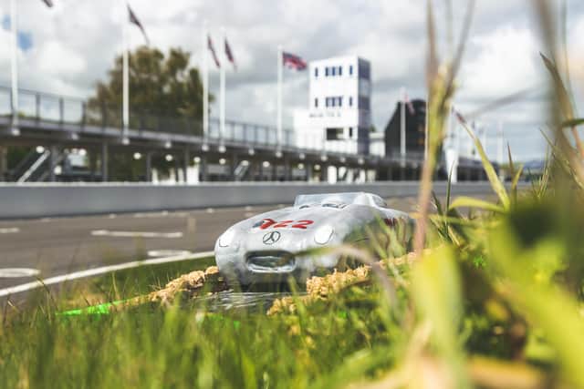2020 Great British Bake Off finalist Dave Friday has recreated the Mercedes-Benz 300 SLR '722' driven by Sir Stirling Moss to mark World Baking Day (May 17) ahead of the celebration of the racing driver's life and career at Goodwood motorsport events in 2021. Photo Joseph Harding/Goodwood