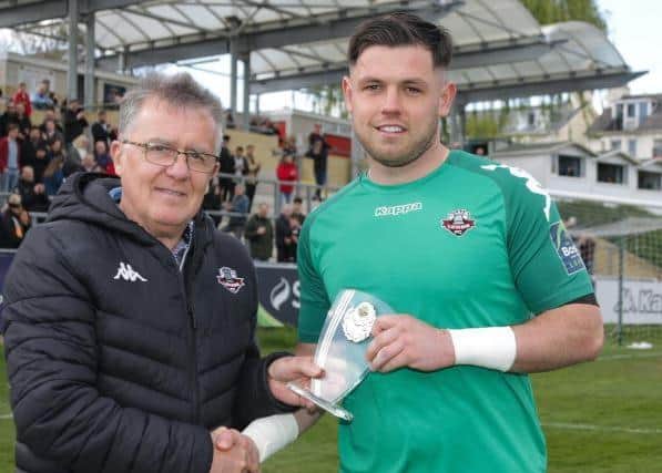 Former Player of the Year Lewis Carey has rejoined Lewes. Picture courtesy of Lewes Football Club/James Boyes