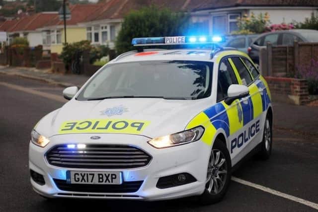 Police stopped a suspicious vehicle in Western Road, Bexhill SUS-211003-192626001
