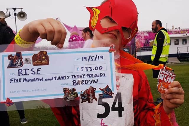 In May 2019, Baedyn completed a Superhero Run for the domestic abuse charity Rise, which he raised over £500