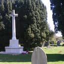 The Cross of Sacrifice at Broadwater Cemetery