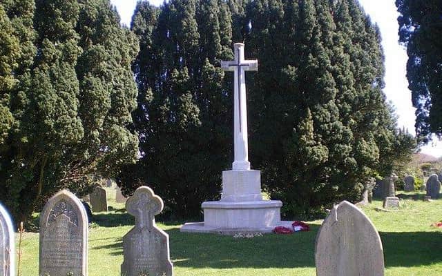 The Cross of Sacrifice at Broadwater Cemetery