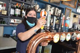 People out and about in Bexhill after the easing of lockdown restrictions on May 17.Rocksalt SUS-210518-124107001