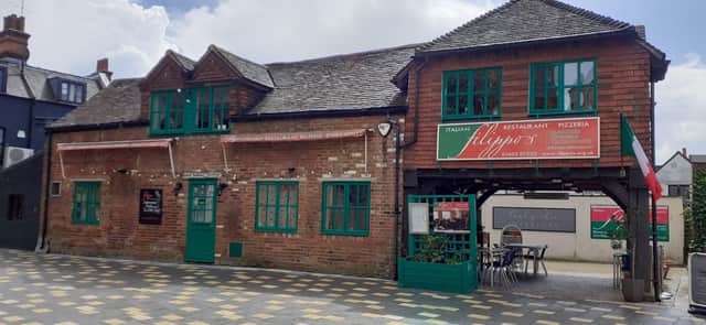 Top rated was Filippo's Italian Restaurant in Horsham