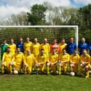 The Lavant FC Legends team at Raughmere Park