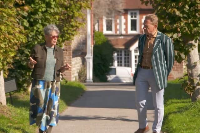 Michael Portillo talks to Steph Fuller, CEO and director of Ditchling Museum of Art + Craft. Picture: BBC