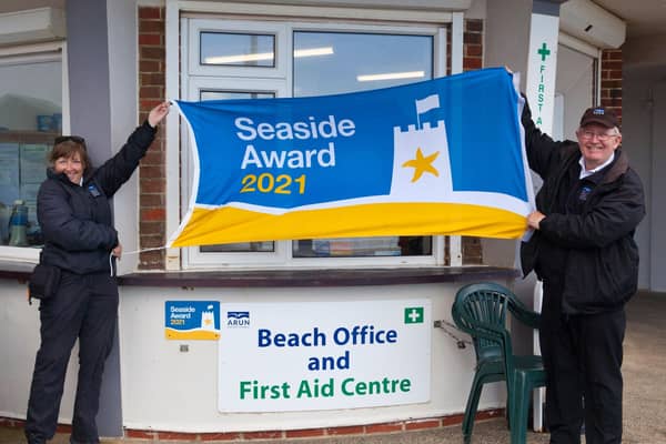 Littlehamptons Coastguards Beach and Bognor Regis' East Beach have retained their Seaside Awards for 2021. Picture: Arun District Council