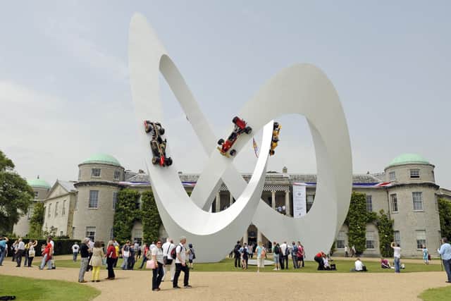 The Lotus Central Feature at the Goodwood Festival of Speed 2012. 
Picture: Malcolm Wells.