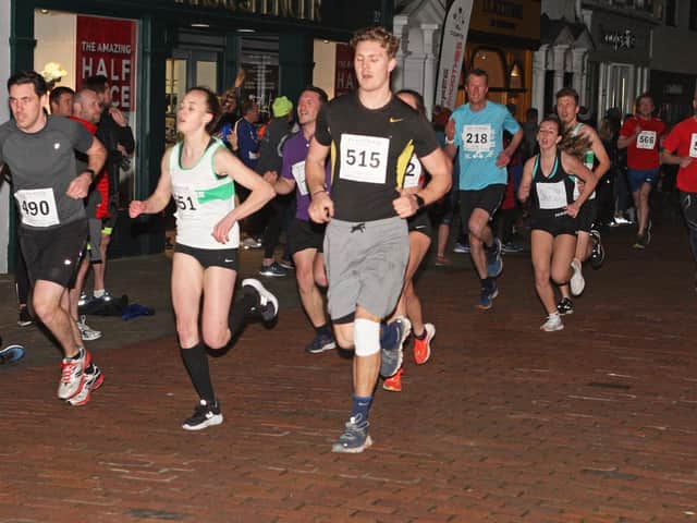 Action from last year's Chichester Corporate Challenge - but this year's will be in daylight / Picture: Derek Martin