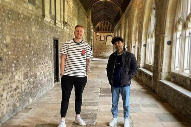 Chichester left a lasting impression on Jack (left), who thought the city 'looked lovely'. Photo: jaackmaate (Instagram)