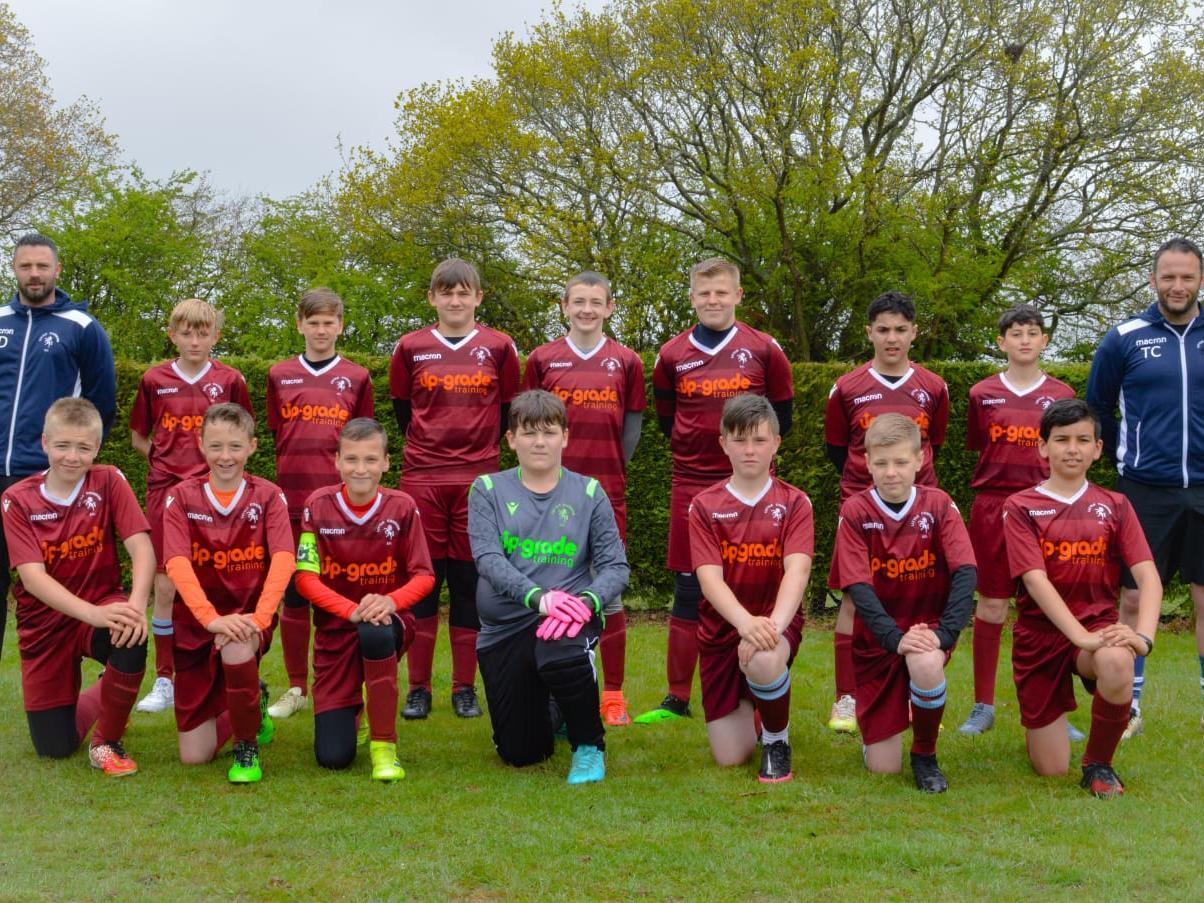 Little Common under-13s topped their football league... twice over