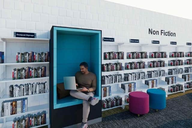 One of the images showing what people could expect from the new library