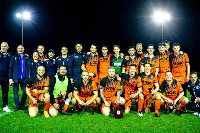 The winners! Midhurst and Easebourne FC / Picture: Paul Paxford - see more at pitchsidephoto.co.uk