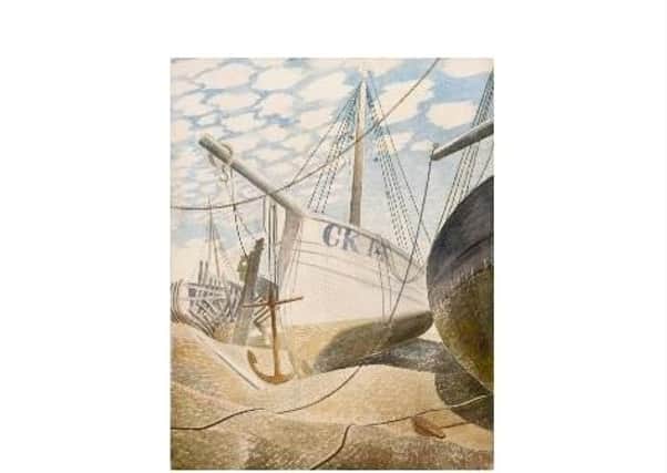Mackerel Sky by Eric Ravilious, which was sold in 1939. Photograph: Hastings Contemporary