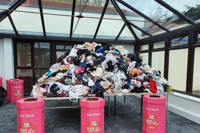 Thousands of bras donated - all for a good cause