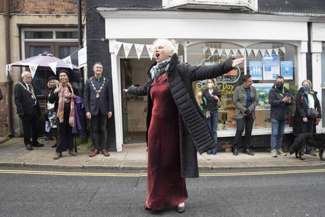 The Lewes Climate Hub was officially opened on Saturday. Photo by Katie Vandyck