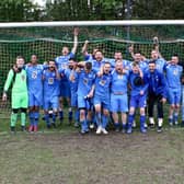 Rock a Nore celebrate their shootout win in the final / Picture: Joe Knight