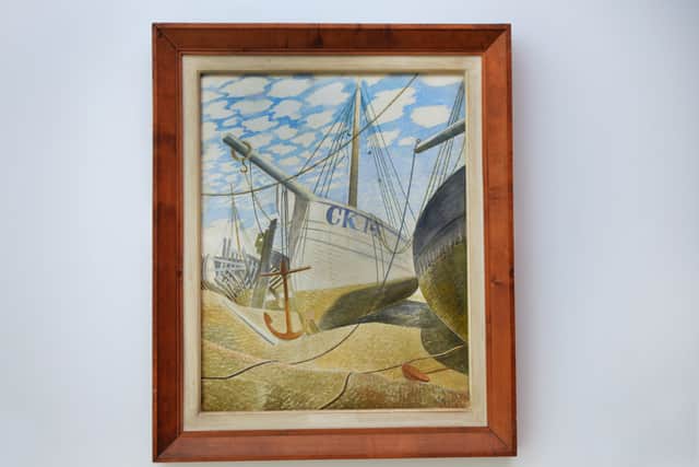 Mackerel Sky by Eric Ravilious, which is on show at Hastings Contemporary. Photograph: Justin Lycett/ hn14902 (2)