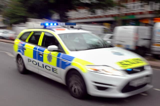 Sussex Police car. (Pic by Jon Rigby) SUS-170506-173459001