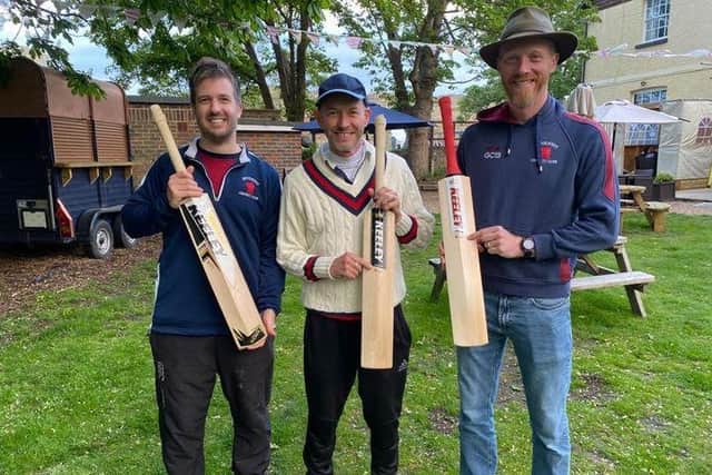 A trio of Pevensey CC six hitters
