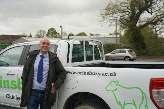 MP Andrew Griffith at Brinsbury College
