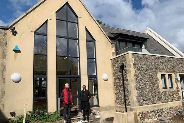 Reverend Canon Simon Holland (pictured, left) said the parish centre, which was first opened in 1993, was in 'need of renovation'