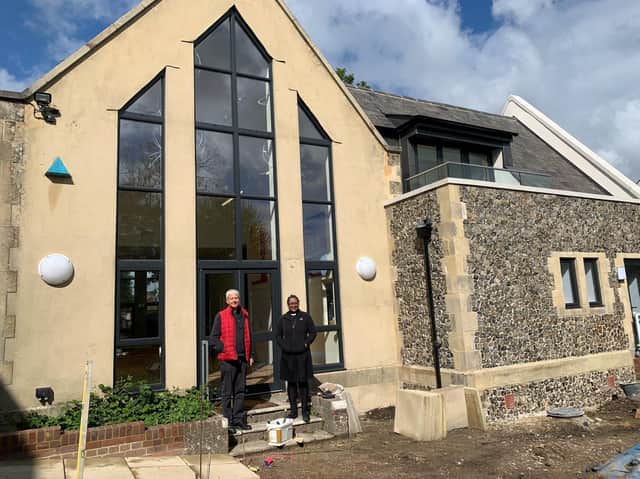 Reverend Canon Simon Holland (pictured, left) said the parish centre, which was first opened in 1993, was in 'need of renovation'