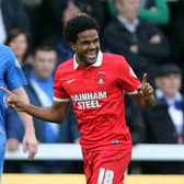 Bradley Pritchard celebrates scoring for Leyton Orient in 2015. Picture by Richard Sellers/EMPIC Sport