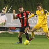 Action from Lewes' Sussex Senior Cup clash with Brighton & Hove Albion under-23s in 2018