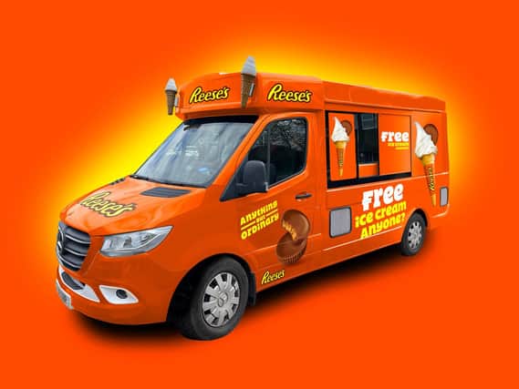 The Reese’s ice cream van will be in Duke Street for the whole of the bank holiday weekend