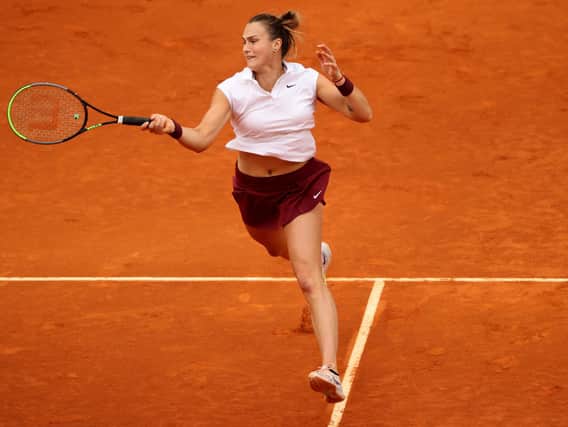 Aryna Sabalenka in action in the recent Madrid Open / Picture: Clive Brunskill/Getty Images