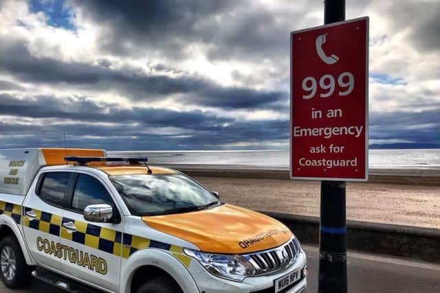 Call 999 and ask for the coastguard in an emergency.