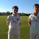 Alex Field (left) and Guy Derham put in excellent display for Horley CC Sunday XI. Picture courtesy of Katie Field