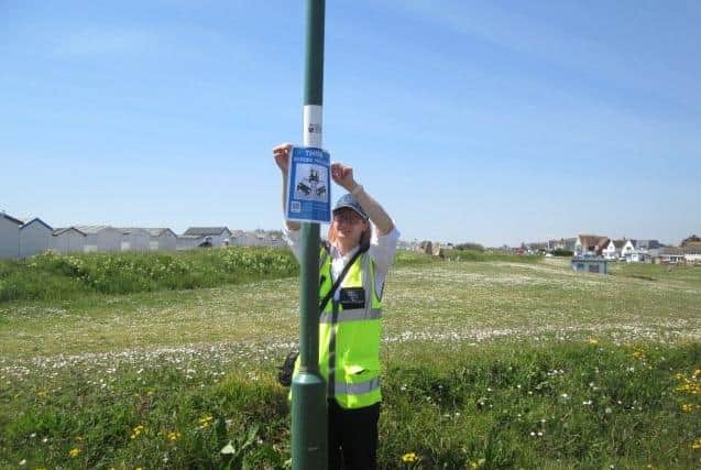 Adur and Worthing councils are getting tough on people who park illegally and leave litter this summer