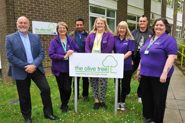 Members of Olive Tree Cancer Support at Crawley Hospital. Picture by Steve Robards