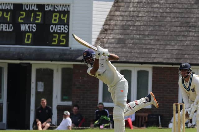 Apoorv Wankhade blasted a magnificent 130 for Lindfield