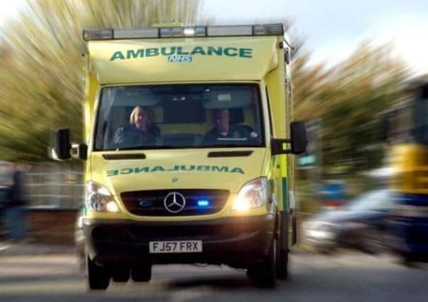 The boy was taken to hospital by ambulance following the incident in St Leonards