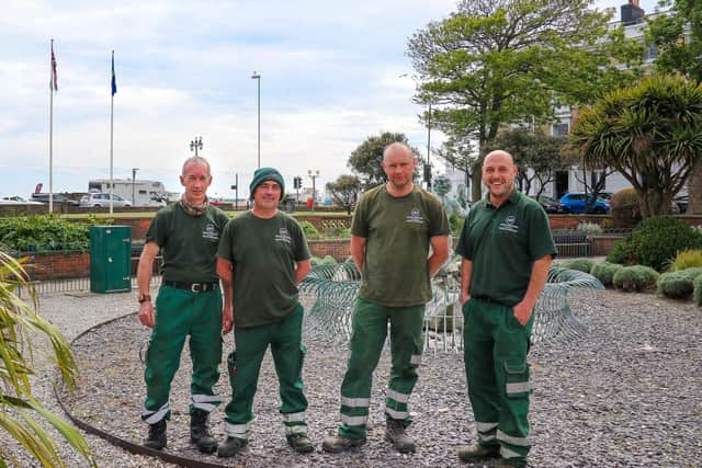 Members of the council's grounds maintenance team. Picture: Adur & Worthing Councils